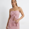 Strapless Sexy Bodycon Hot Girl Dress